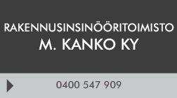 Rakennusinsinööritoimisto M. Kanko Ky logo